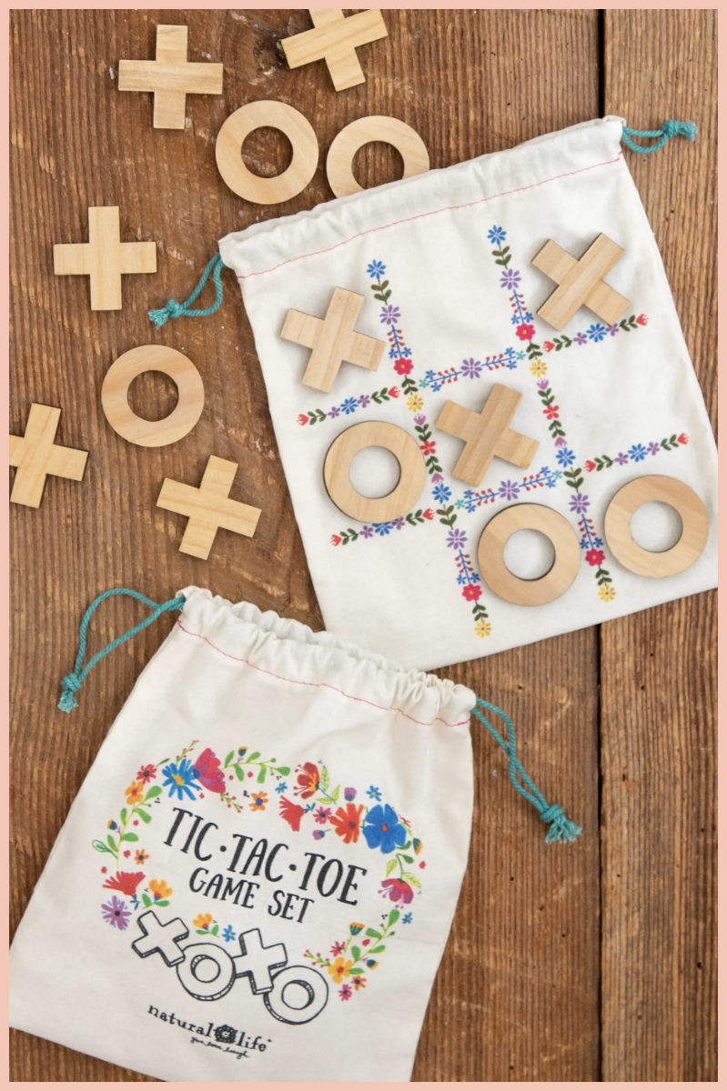 Wooden Tic Tac Toe Set | Natural Life