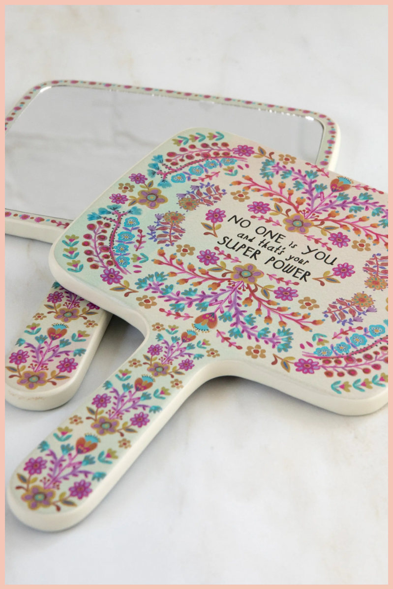 Wooden Hand Mirror | Natural Life