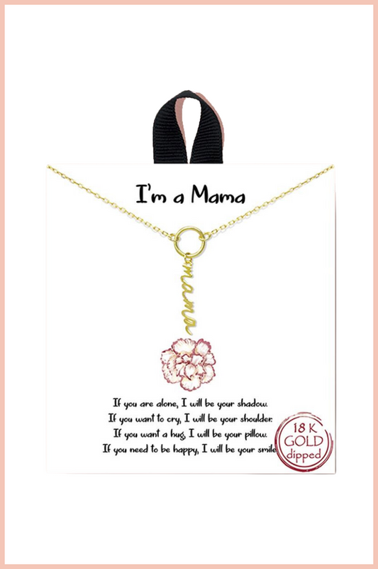 IM A MAMA GOLD NECKLACE