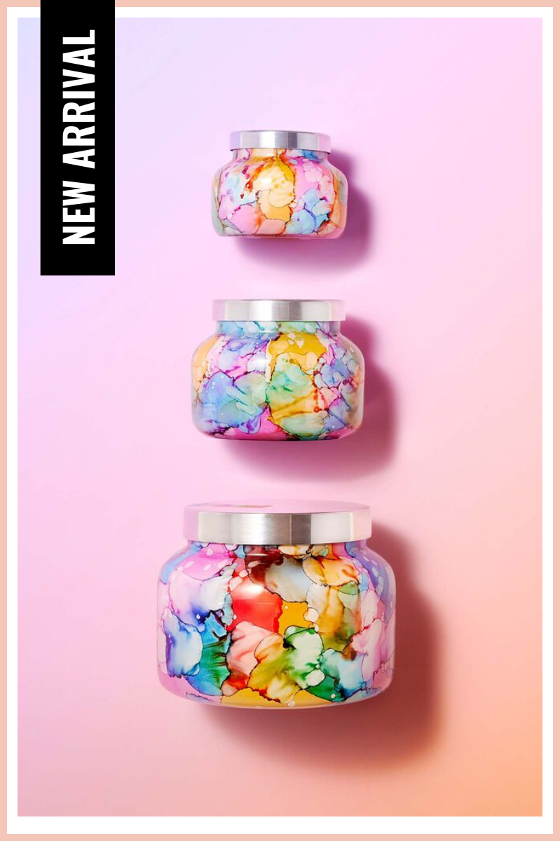 Rainbow Watercolor Candle | 19oz