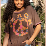 Peace Ringer Tee | Natural Life