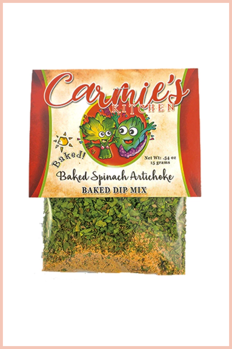 Baked Spinach Artichoke Dip Mix | Carmie’s Kitchen