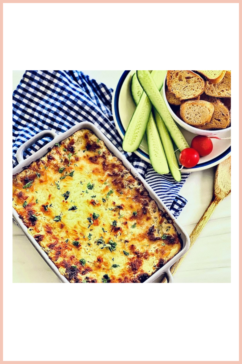 Baked Spinach Artichoke Dip Mix | Carmie’s Kitchen