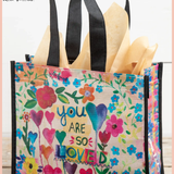 Medium Happy Bag | Natural Life | You Are So Loved