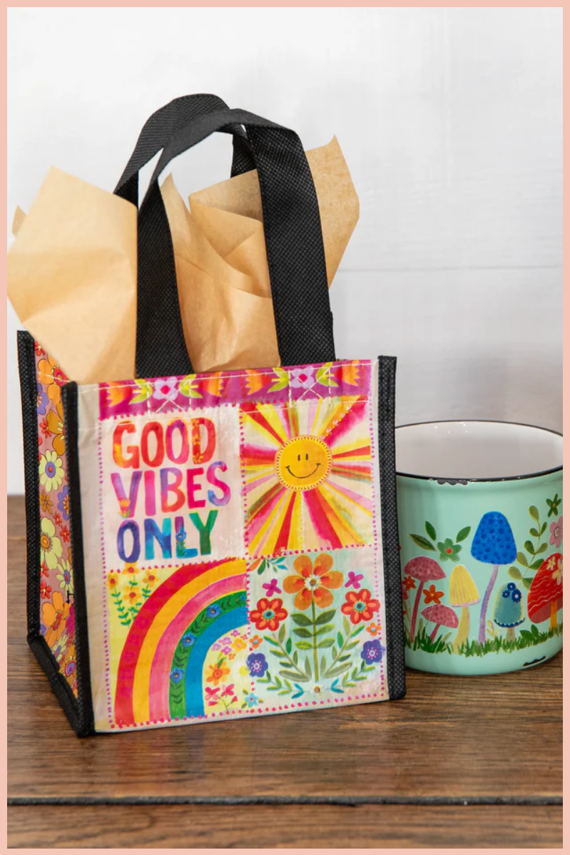 Small Happy Bag | Natural Life | Good Vibes Only