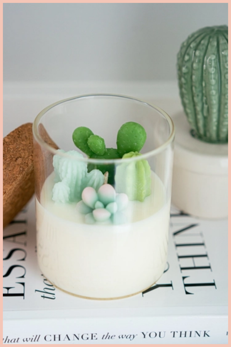 Prickly Pear Cactus Candle | Coconut and Lime