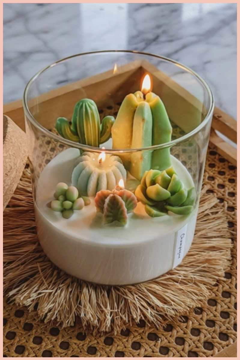 3 Wick Terrarium Candle | Linen Scent