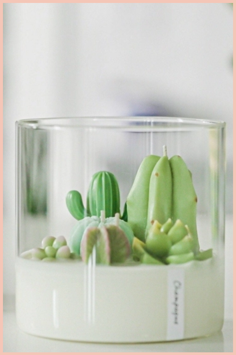 3 Wick Terrarium Candle | Linen Scent