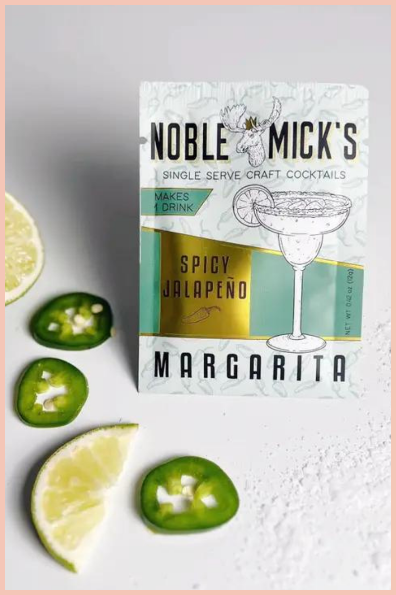 Spicy Jalapeno Margarita | Single Serve Craft Mixer | Noble Mick's