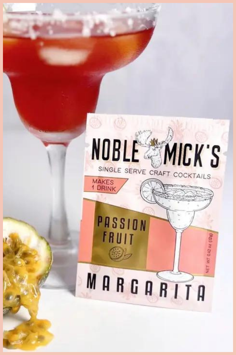Passion Fruit Margarita | Single Serve Craft Mixer | Noble Mick's