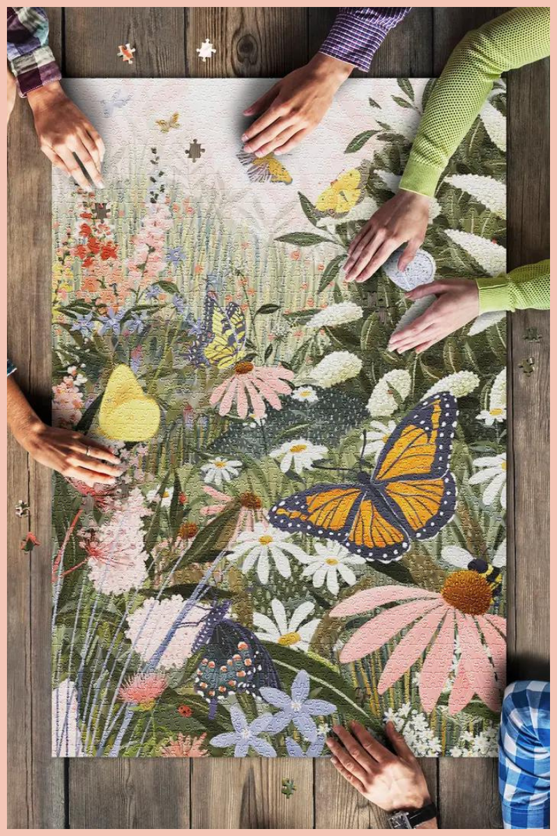 1000 Piece Puzzle | Butterfly Garden