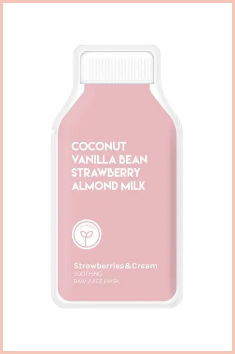 Strawberries + Cream Raw Juice Sheet Mask
