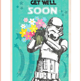 Get Well Soon | Sustainable Wood Postcard