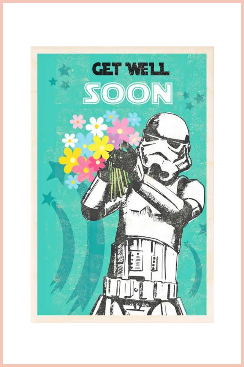 'GET WELL SOON' SUSTAINABLE WOOD CARD | GREETING CARD