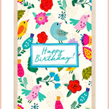 Happy Birthday | Sustainable Wood Card