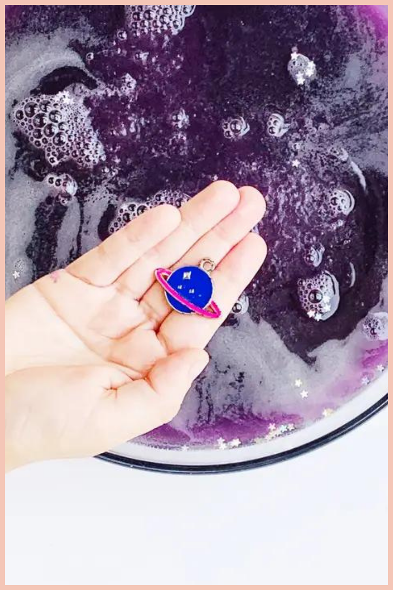 'ITS JUST A PHASE' BATH BOMB + SPACE CHARM