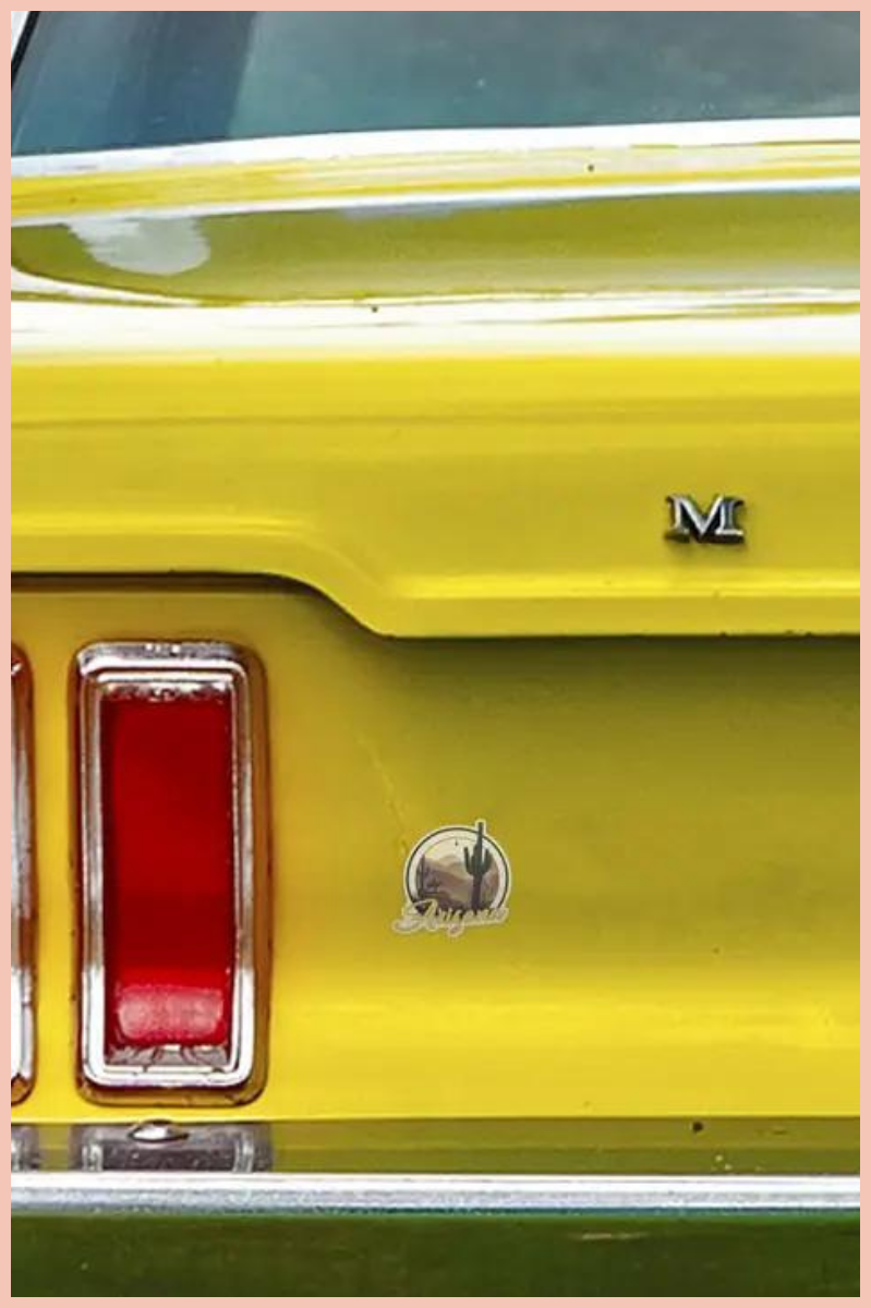 AZ Lithograph Badge Sticker | 3.5" x 3.5"
