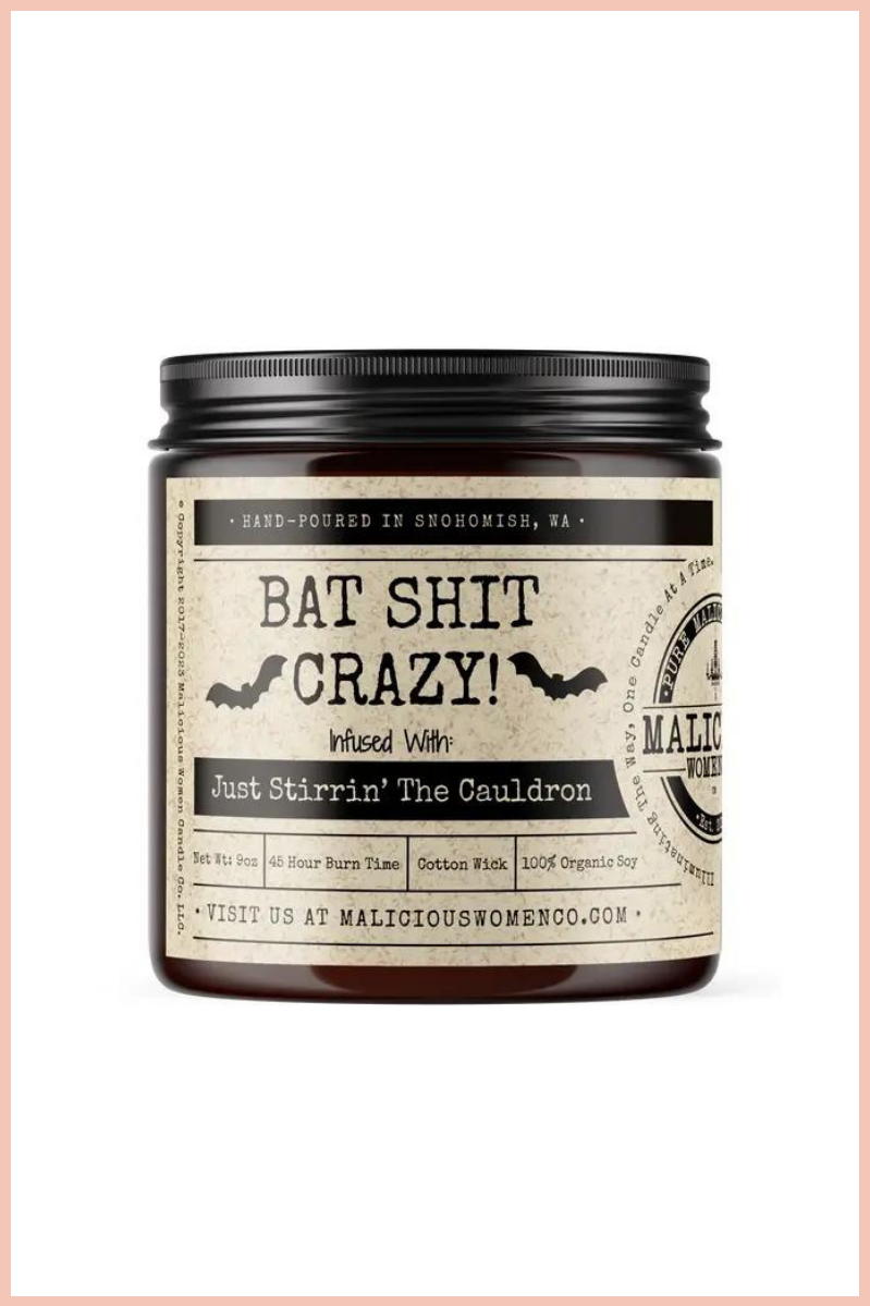 Bat Shit Crazy Candle | Hot Buttered Rum