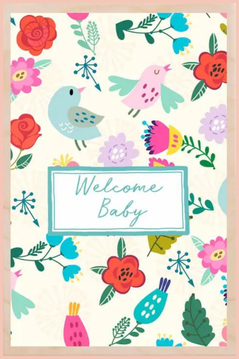 Welcome Baby | Sustainable Wood Postcard