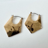 Flat Triangular Earrings