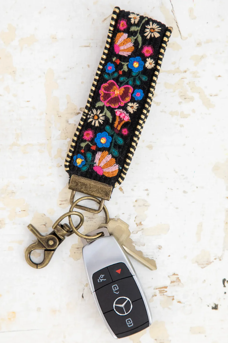 Embroidered Key Chain | Natural Life