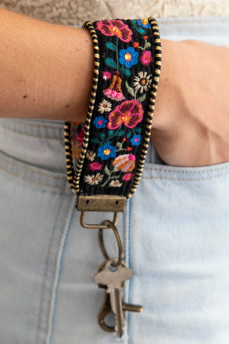 Embroidered Key Chain | Natural Life