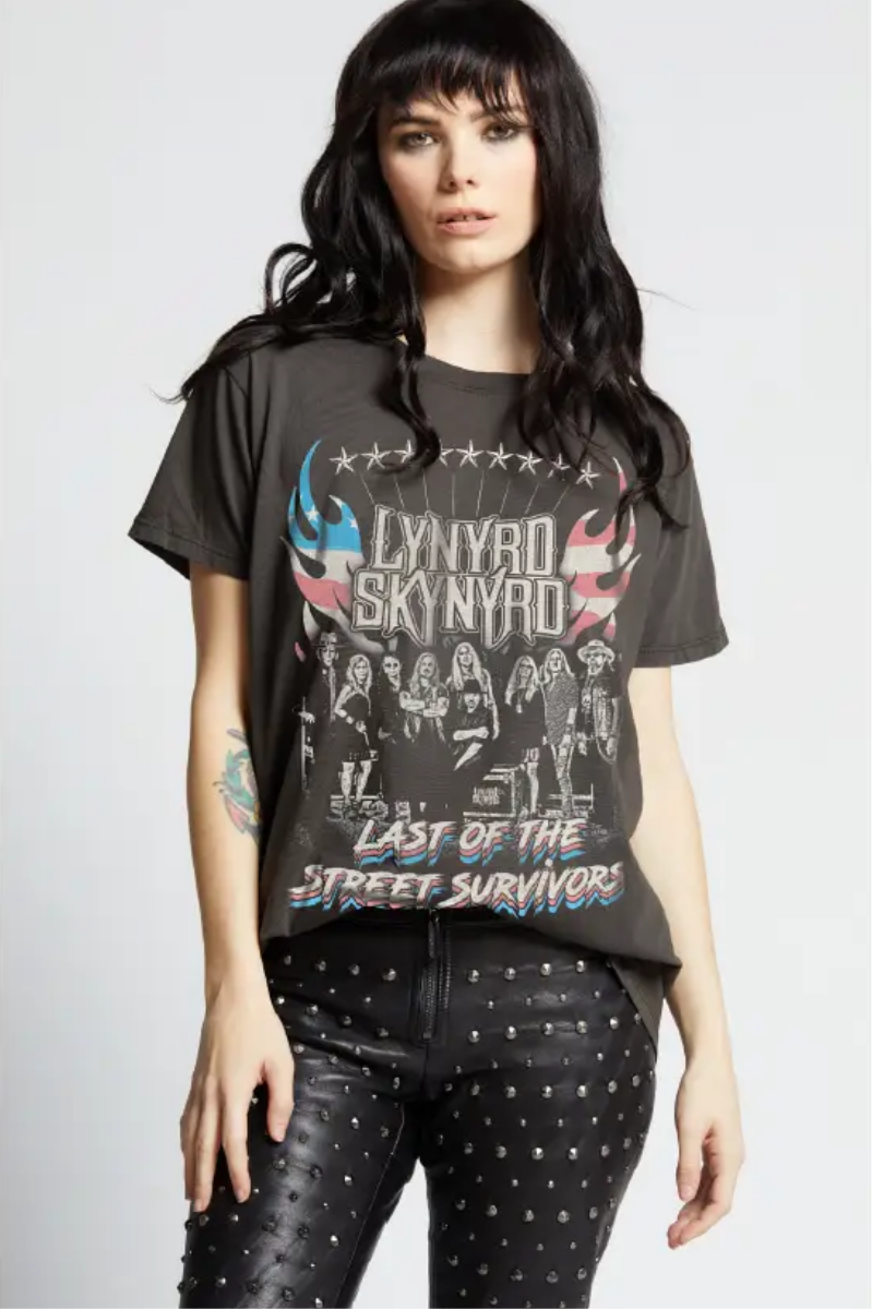 Lynyrd Skynyrd Tee | Last of the Street Survivors | Black