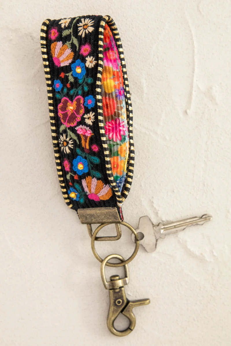 Embroidered Key Chain | Natural Life