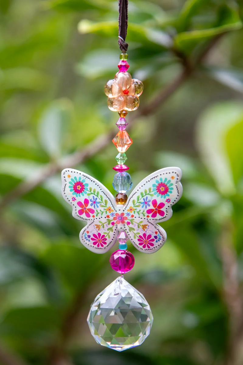 Butterfly Sun Catcher Car Charm | Natural Life