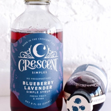 Blueberry Lavender Syrup | Crescent Simples | 16 oz