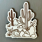 Desert Cactus Magnet