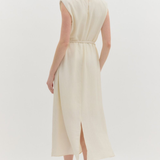 Belted Midi Shift Dress