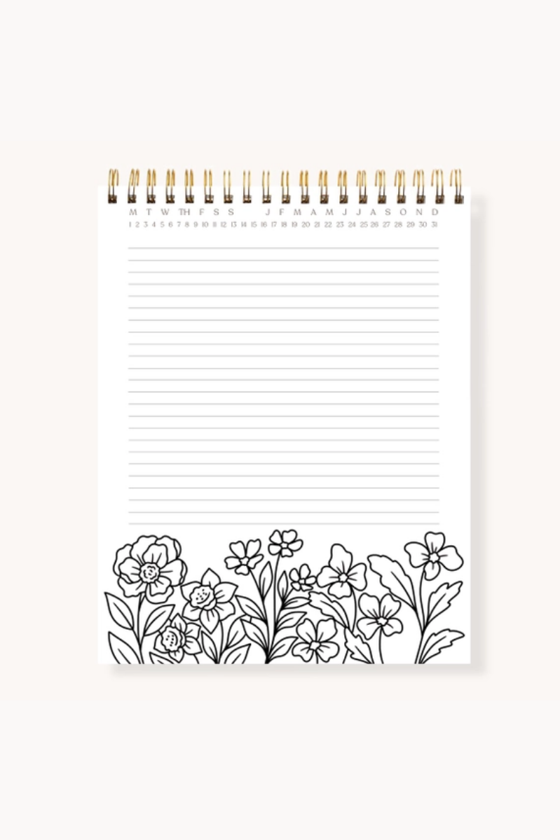 Color-In Spiral Notebook