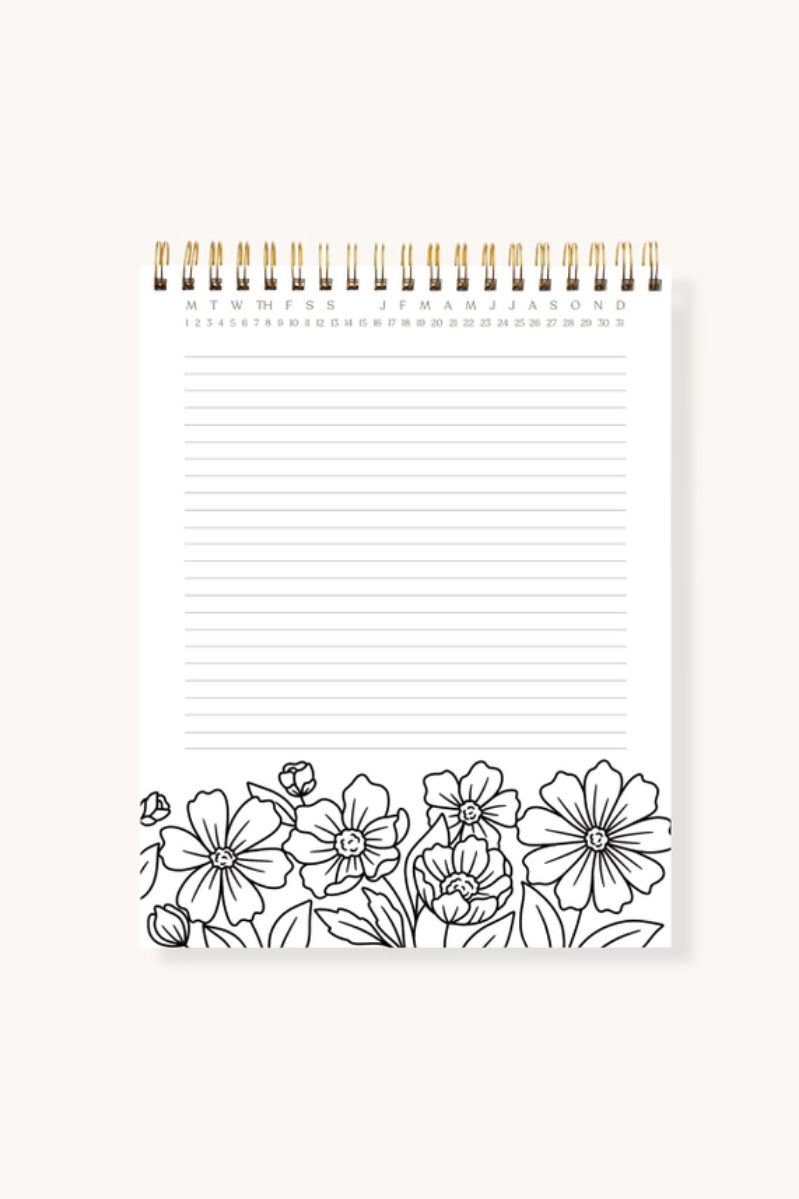 Color-In Spiral Notebook