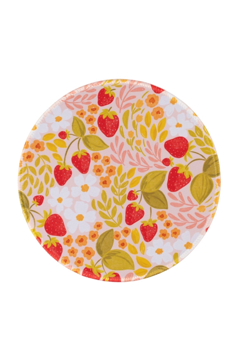 Floral Mousepad | Strawberry Patch