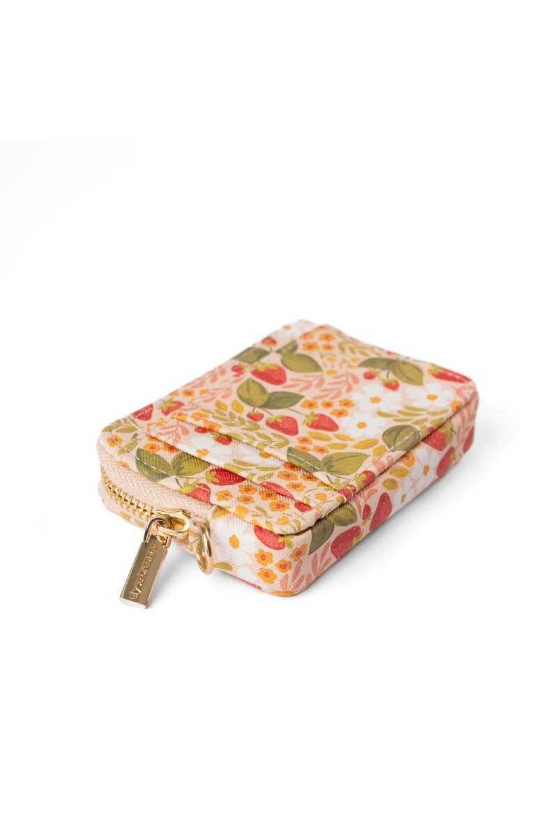 Floral Zip Wallet | Strawberry Fields