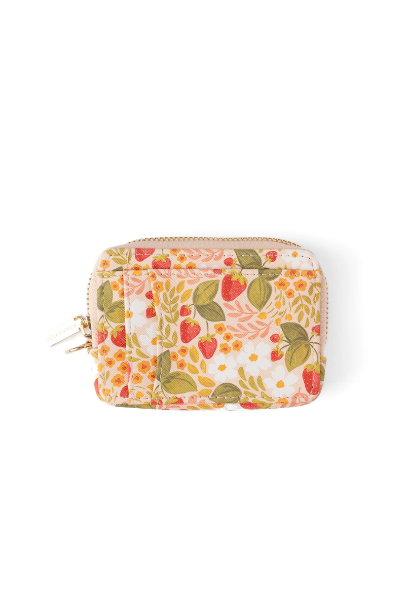 Floral Zip Wallet | Strawberry Fields