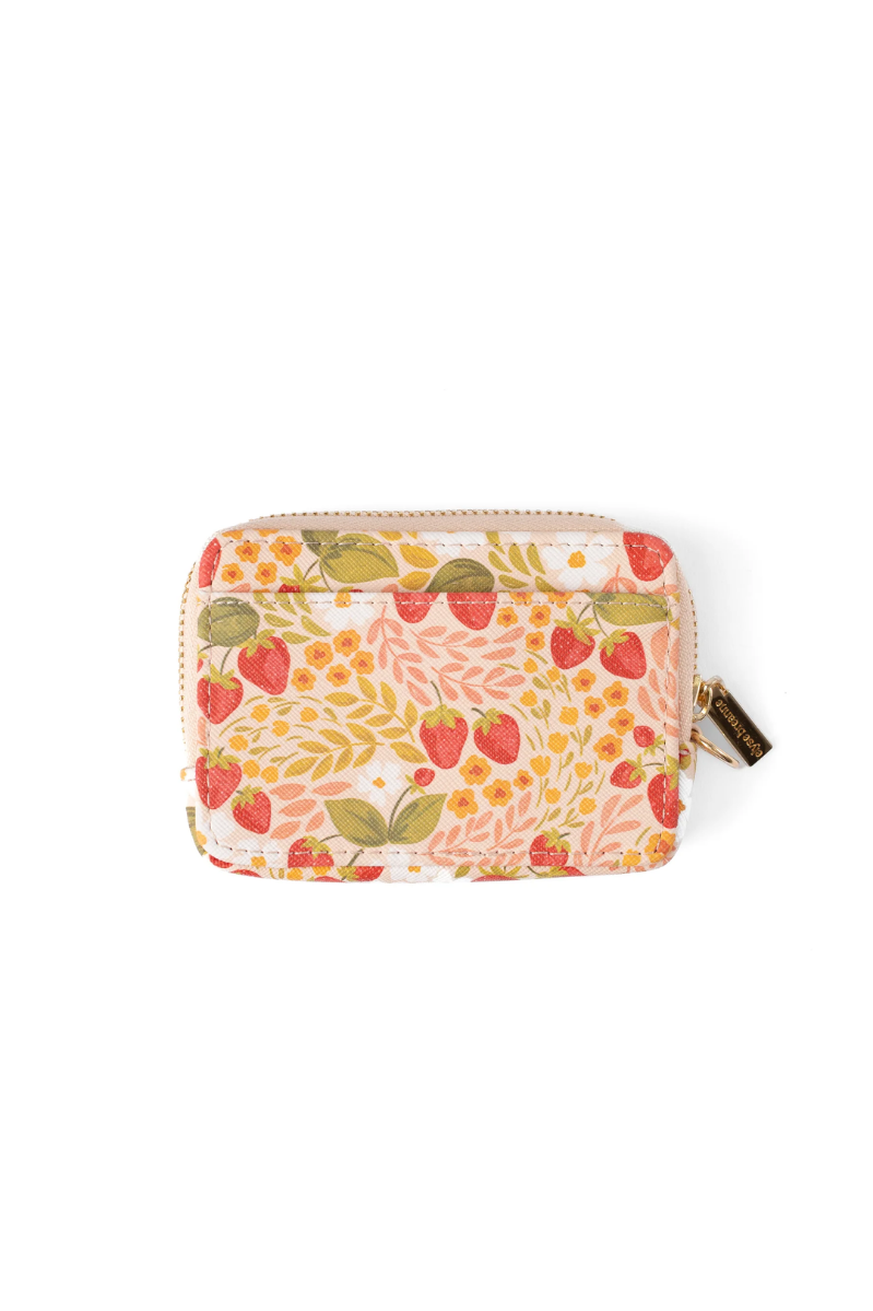 Floral Zip Wallet | Strawberry Fields