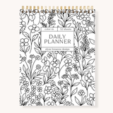 Color-In Spiral Daily Planner