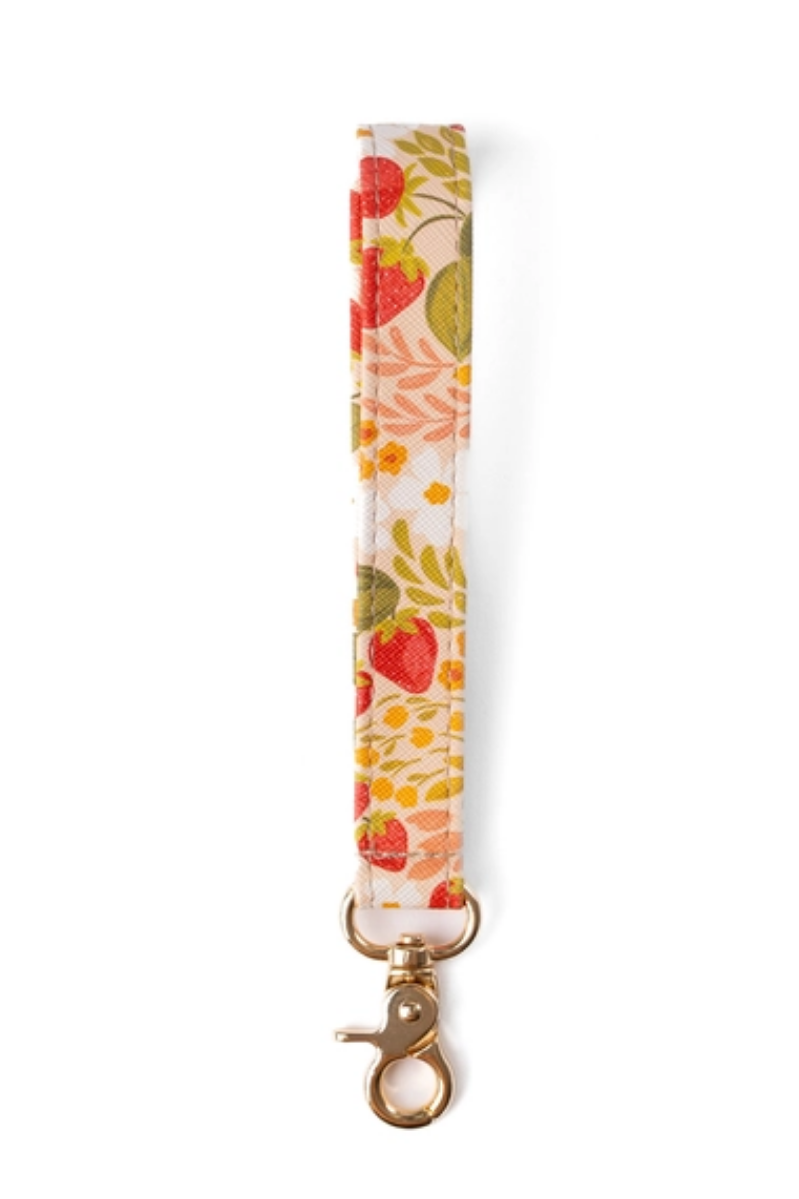 Wristlet Keychain | Strawberry Patch