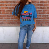 RISEN Tummy Control High Rise Crop Straight-Cuffed Denim