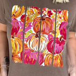 Paint Stroke Pumpkin Graphic Tee