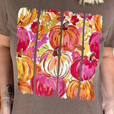 Paint Stroke Pumpkin Graphic Tee