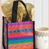 Small Happy Bag | Natural Life | Rainbow Border