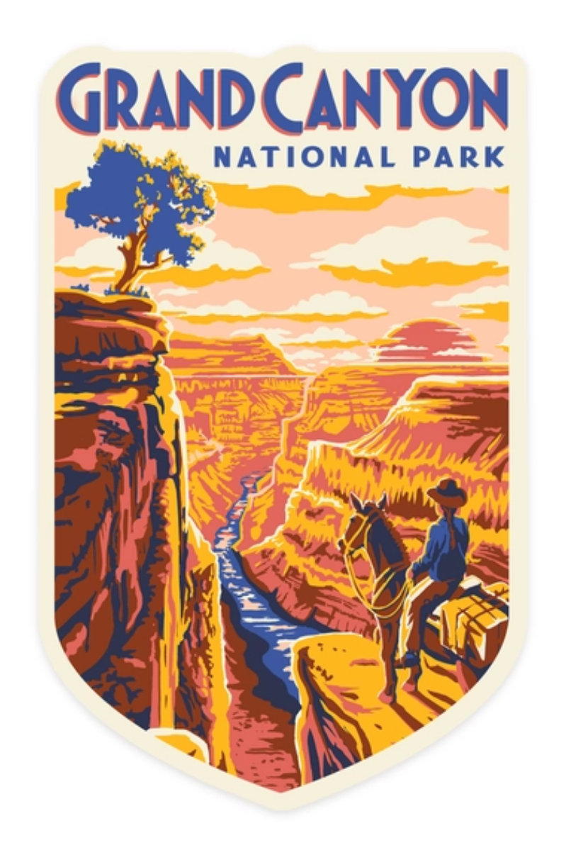 Grand Canyon National Park Sticker | 3.5" x 3.5"