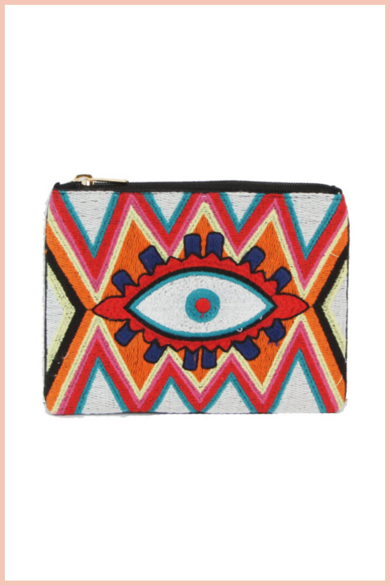 Threaded Fashion Eye Coin Purse