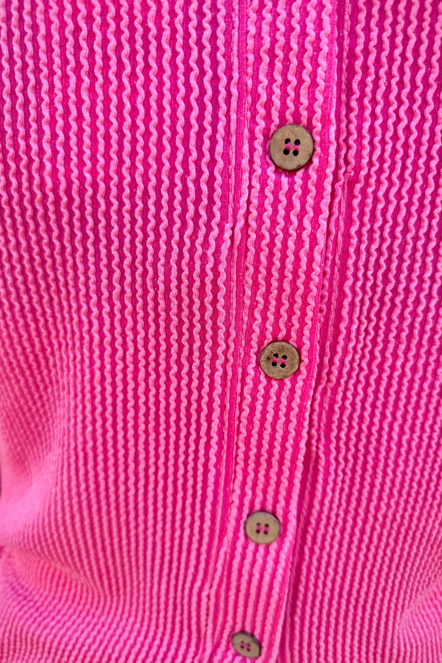 Two Tone Double Knit Top & Shorts Set | Pink