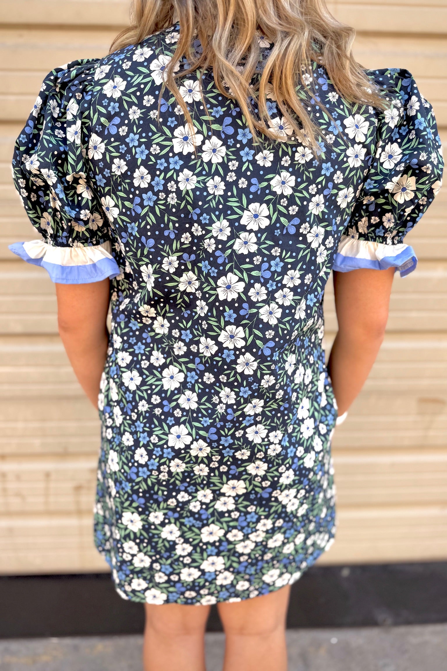 Itsy Ditsy Floral Dress | Blue