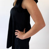 Little Ruffled Black Dress