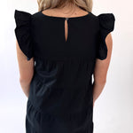 Little Ruffled Black Dress